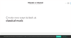 Desktop Screenshot of molinavisuals.com